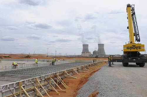 Les travaux préparatoires vont bon train sur le chantier des futures tranches nucléaires Vogtle 3 et 4.