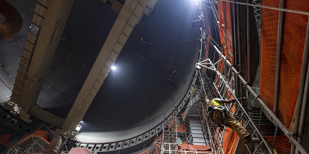 Containment von Einheit 4 des Kernkraftwerks Vogtle in den USA