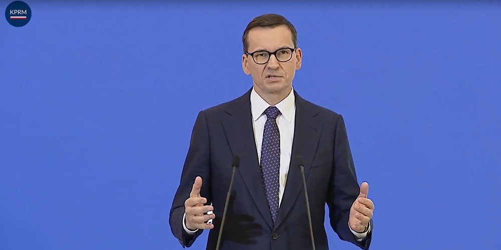 Der polnische Ministerpräsident Mateusz Morawiecki