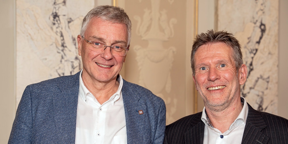 Roland Schmidiger (à gauche) et Uwe Kasemeyer