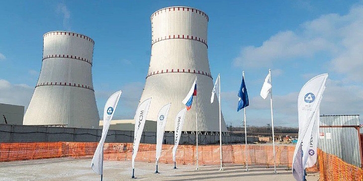 La centrale nucléaire de Koursk II en Russie