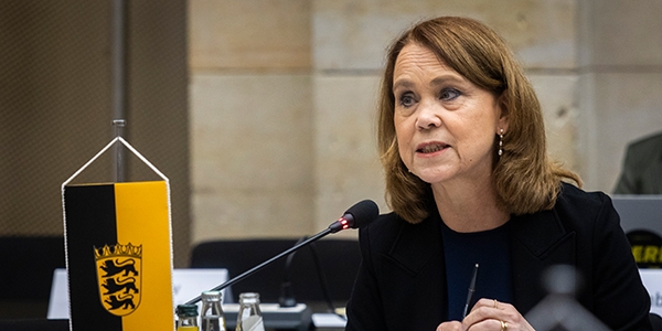 Petra Olschowski, Ministerin für Wissenschaft, Forschung und Kunst von Baden-Württemberg