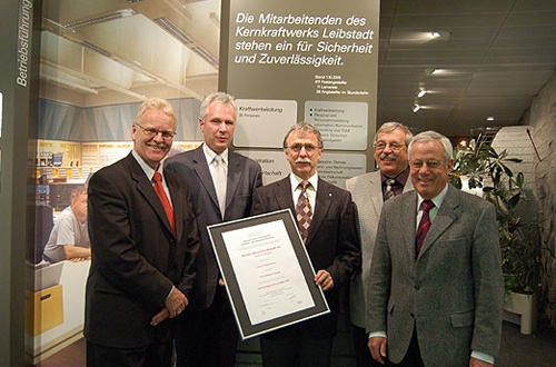 Zertifiziert: Kernkraftwerk Leibstadt erneut ausgezeichnet.
