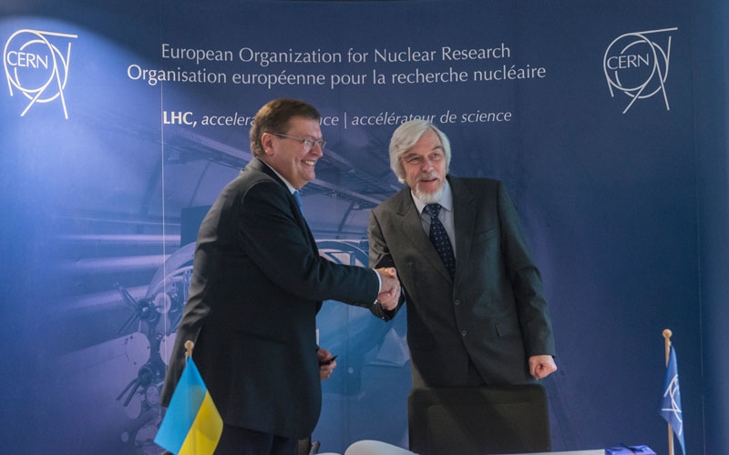 Die Ukraine wird als assoziiertes Mitglied des Cern aufgenommen.