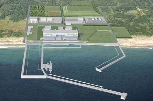 Modellzeichnung der Doppelblockanlage Higashidori (Tepco).