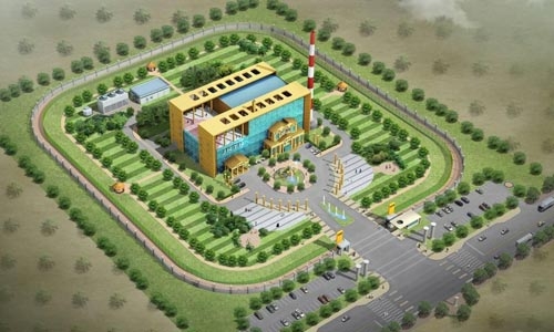 Illustration des ersten, in Jordanien geplanten Forschungsreaktors