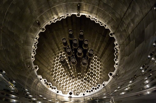 Le cœur du réacteur de la quatrième tranche de la centrale nucléaire de Kalinine.