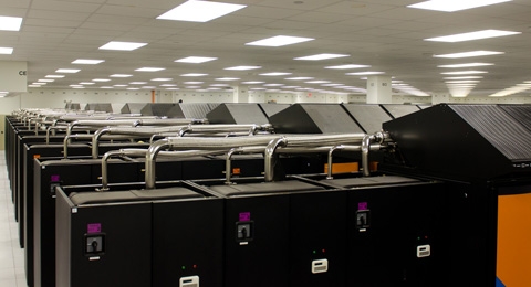 Teilansicht des Supercomputers Titan.