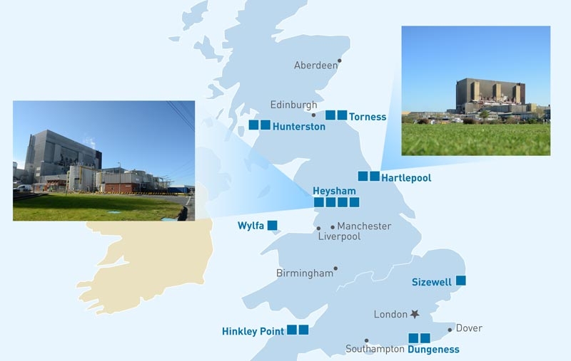 EDF Energy a déconnecté du réseau les deux tranches de Hartlepool et les deux réacteurs plus âgés de Heysham, par mesure de précaution, pour effectuer des contrôles sur les générateurs de vapeur.