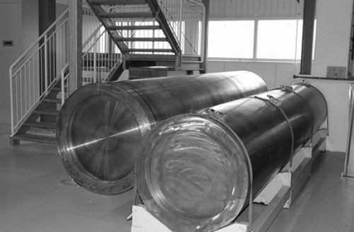 Kupferbehälter im «Canister Laboratory» in Oskarshamn: In solchen Gebinden will Schweden dereinst seine Brennelemente endlagern