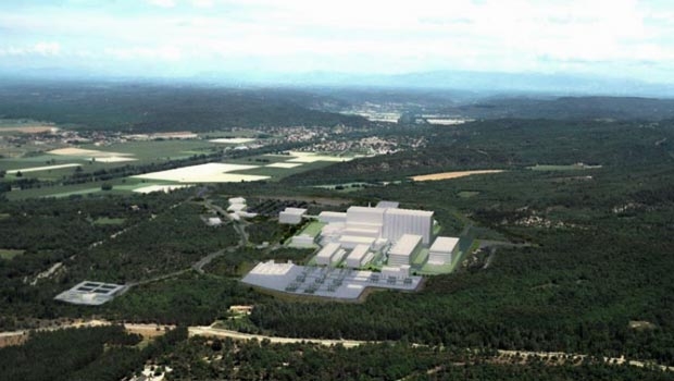 Computermodell der Iter-Anlage im französischen Cadarache.