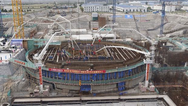Avec le lancement des travaux de Tianwan 4, la Chine compte désormais 30 tranches nucléaires en cours de construction.
