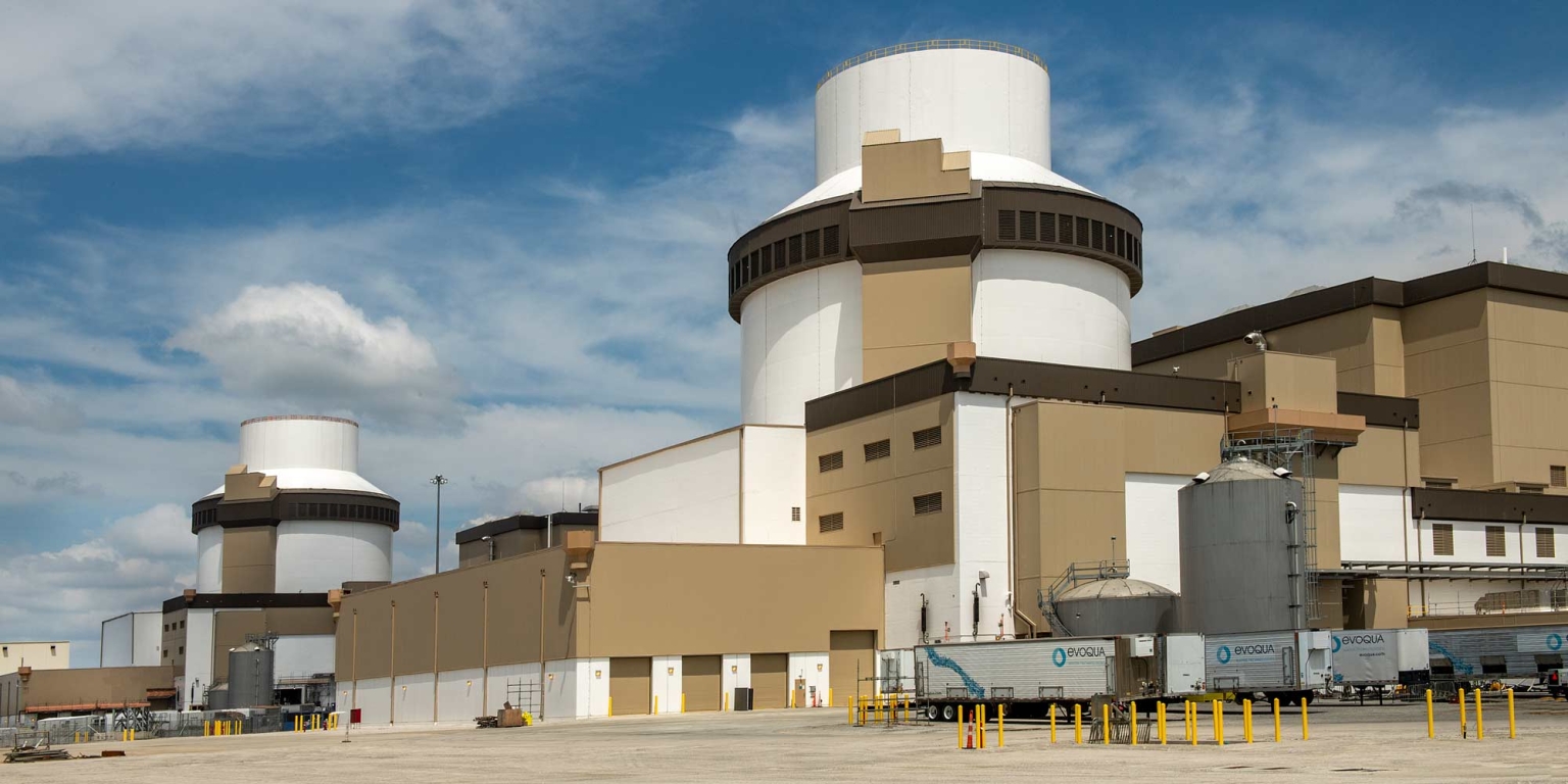 La centrale nucléaire américaine de Vogtle avec les tranches 3 et 4
