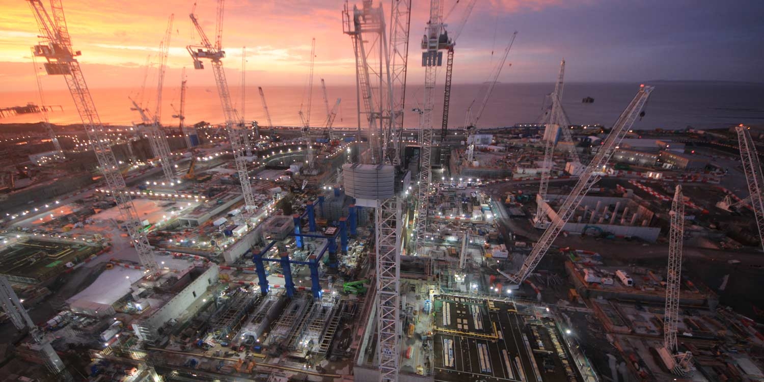 Hinkley Point C in Bau