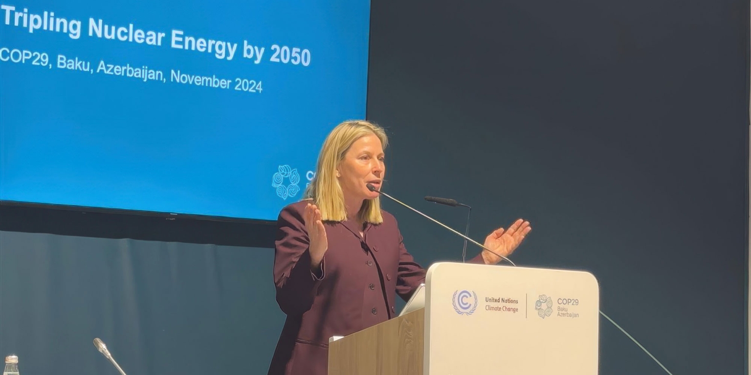 Sama Bilbao y León, directrice générale de la World Nuclear Association