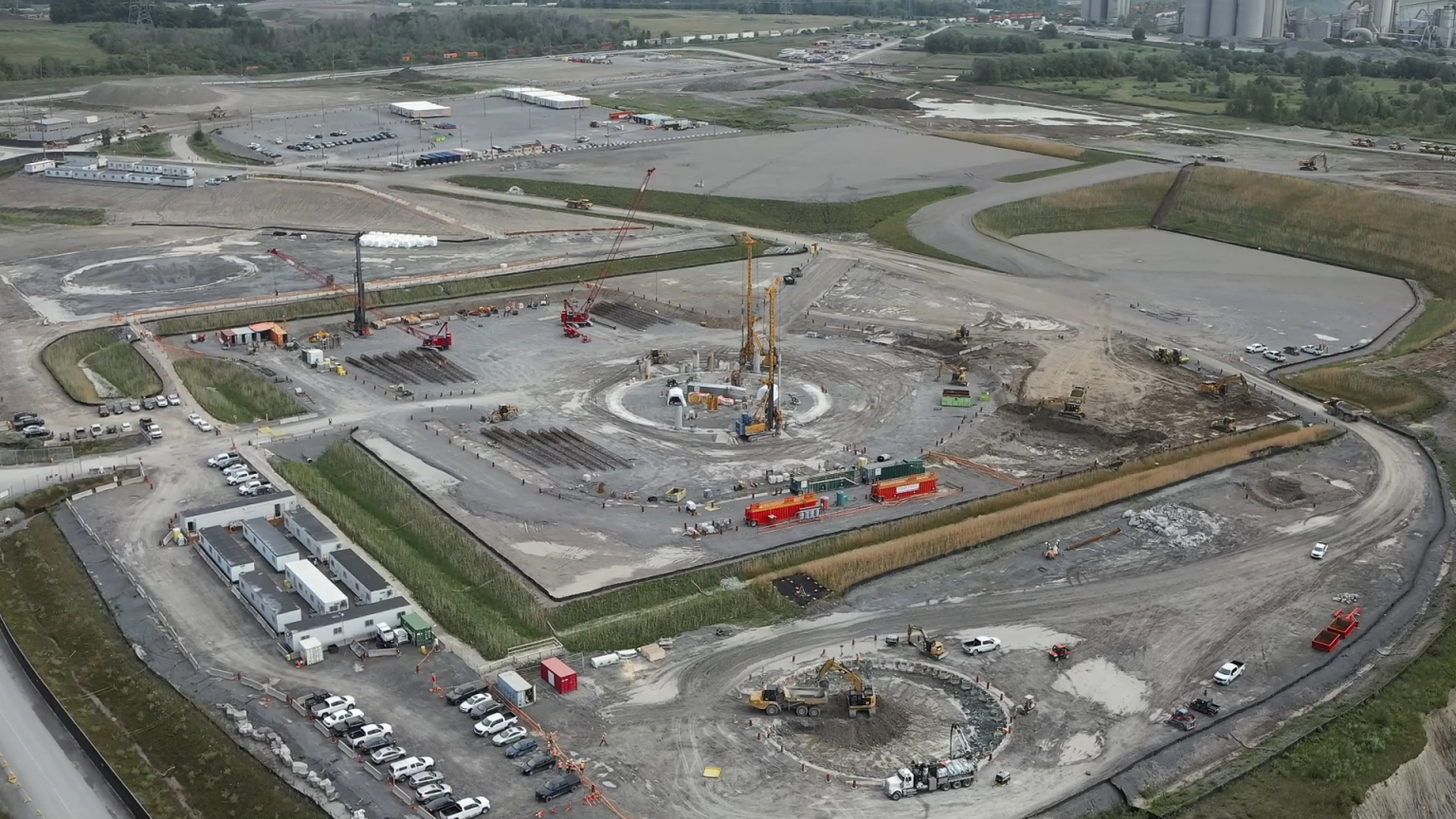 État des travaux de construction de la partie non nucléaire du projet en juillet 2024