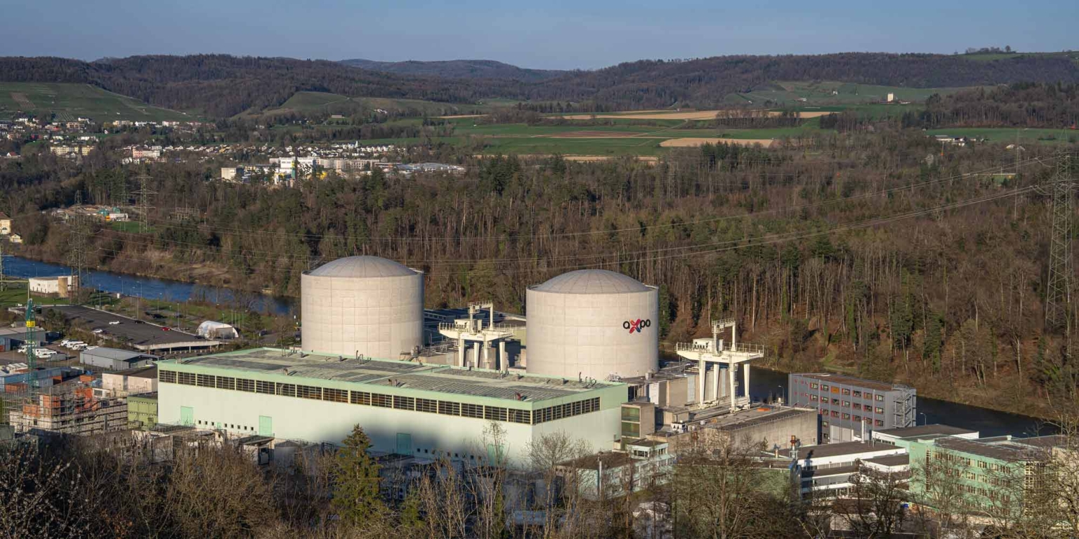 Kernkraftwerk Beznau im Frühjahr 2025
