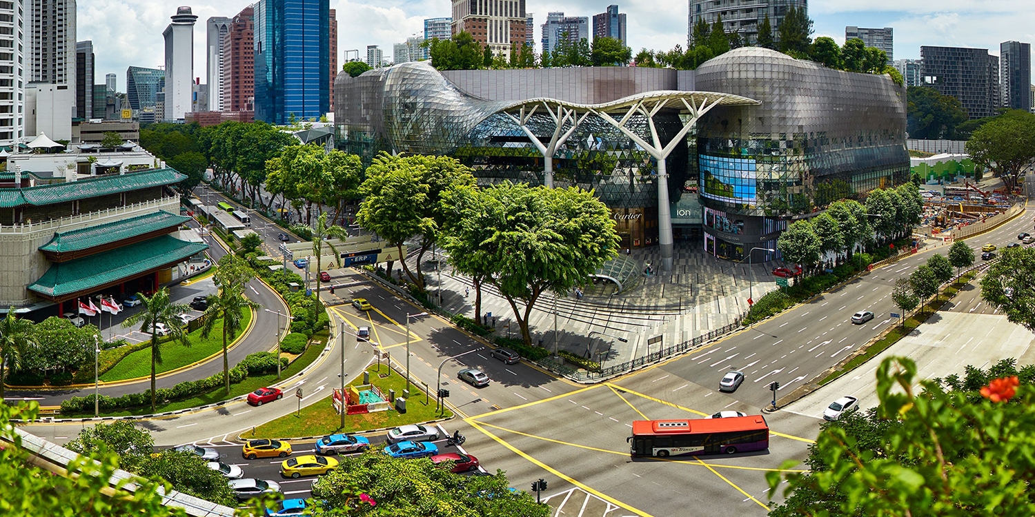 Vue sur Singapour