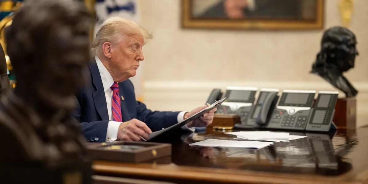 Signature de Donald Trump