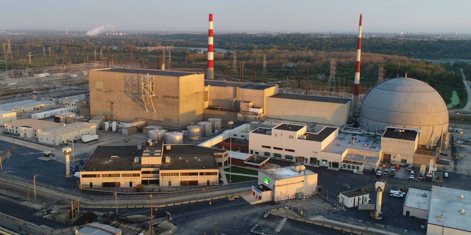 Ansicht des Kernkraftwerks Dresden