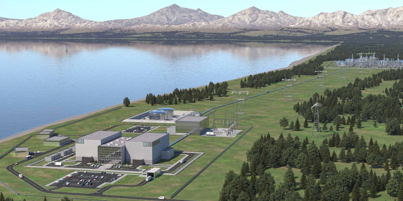 Ansicht des Kernkraftwerks von Terrestrial Energy