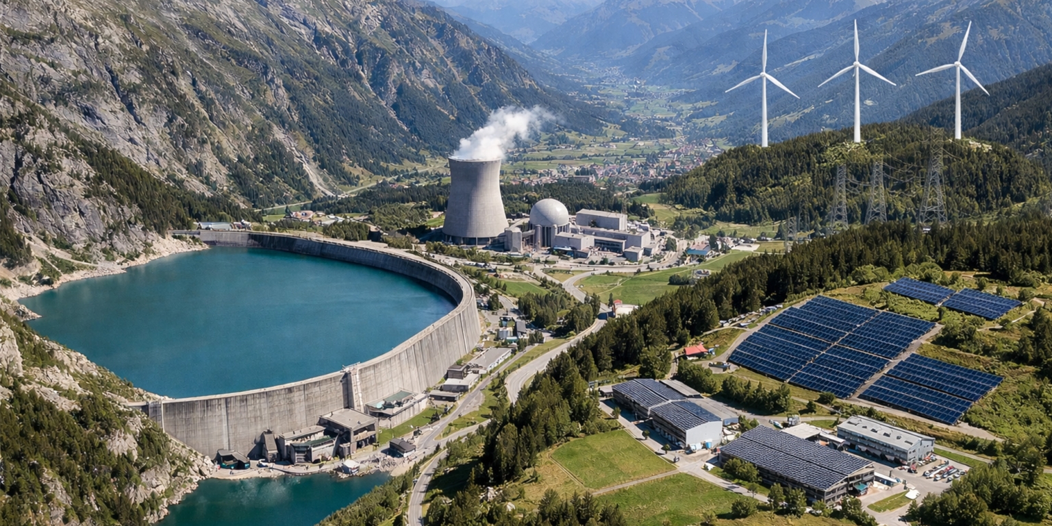 Stromerzeugungsarten in der Schweiz