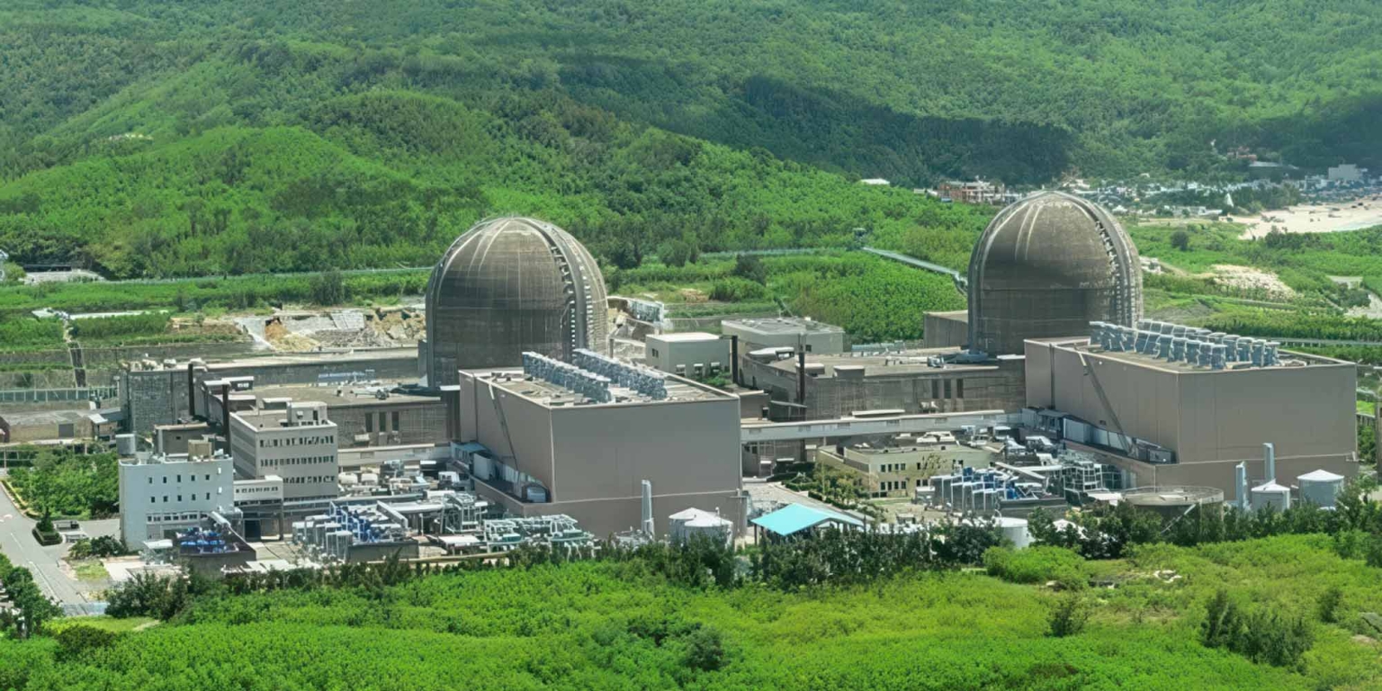 Ansicht des Kernkraftwerks Maanshan