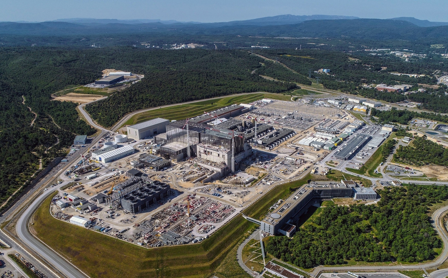 Le chantier Iter en mai 2020.