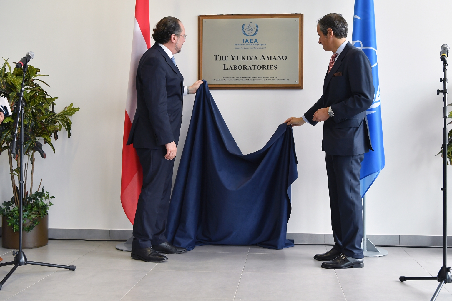 Le nouveau bâtiment de laboratoires construit en mémoire de l’ancien directeur de l’AIEA, Yukiya Amano, décédé en 2019, a été inauguré.