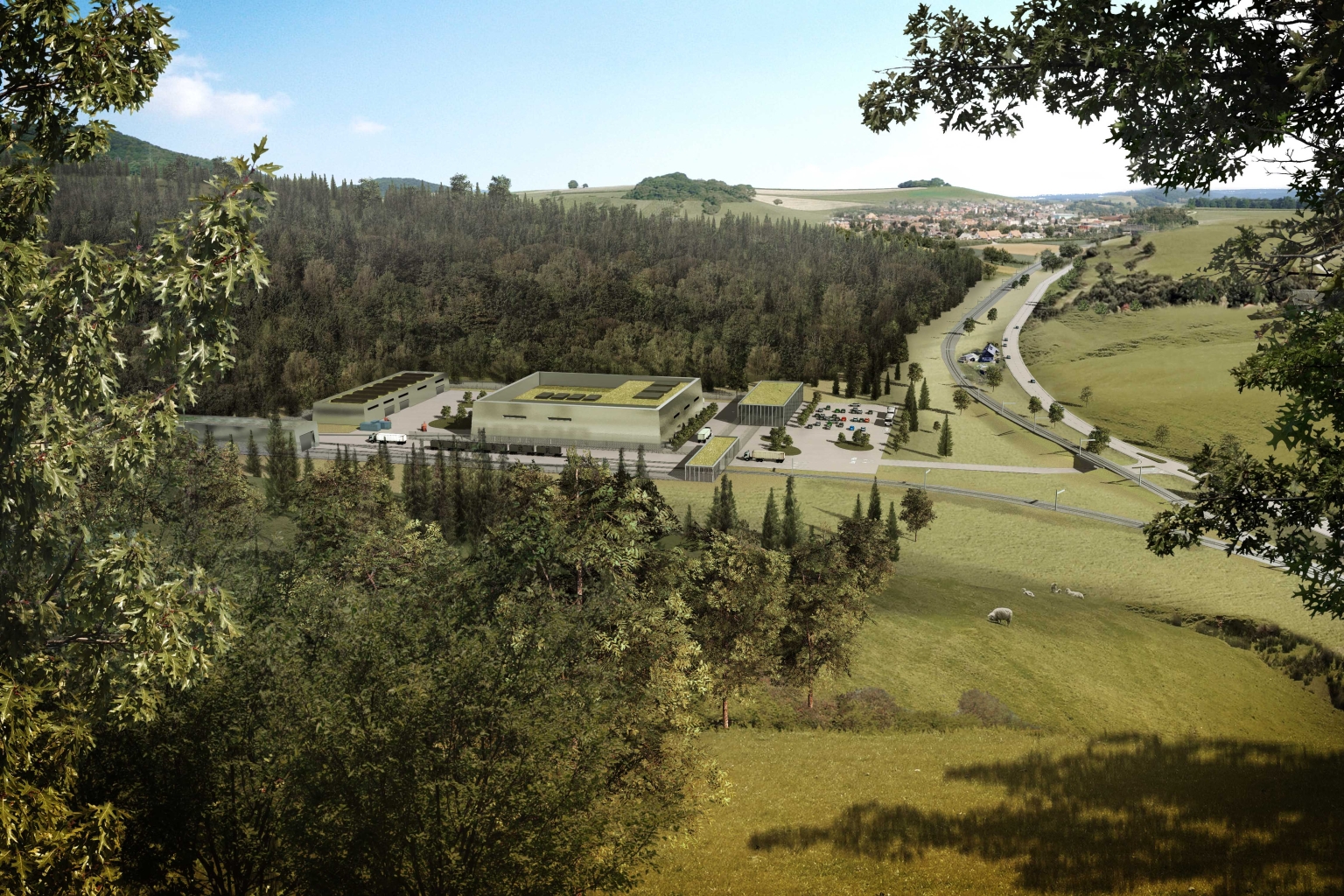 Le canton de Nidwald veut empêcher qu’un dépôt profond pour déchets radioactifs ne soit aménagé contre la volonté de la population locale (photomontage).