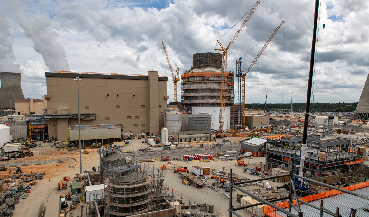 Die Baustelle von Vogtle-3 im September 2020.