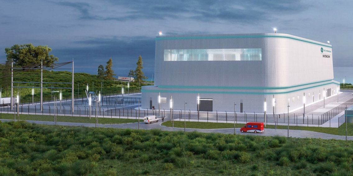 Illustration du SMR du type BWRX-300 de GE Vernova, qui sera construit en Pologne.