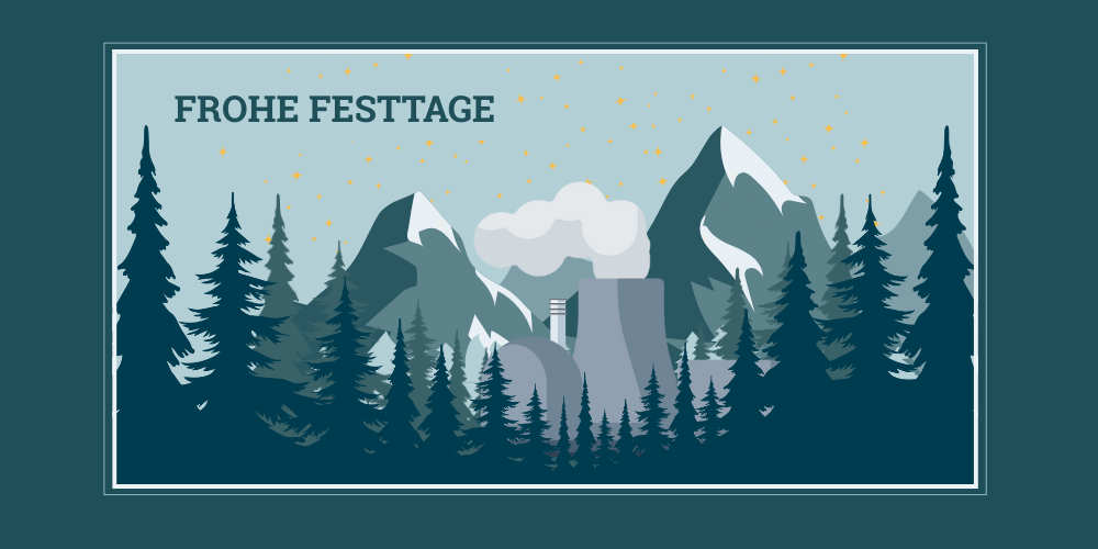 Weihnachtskarte Nuklearforum Schweiz