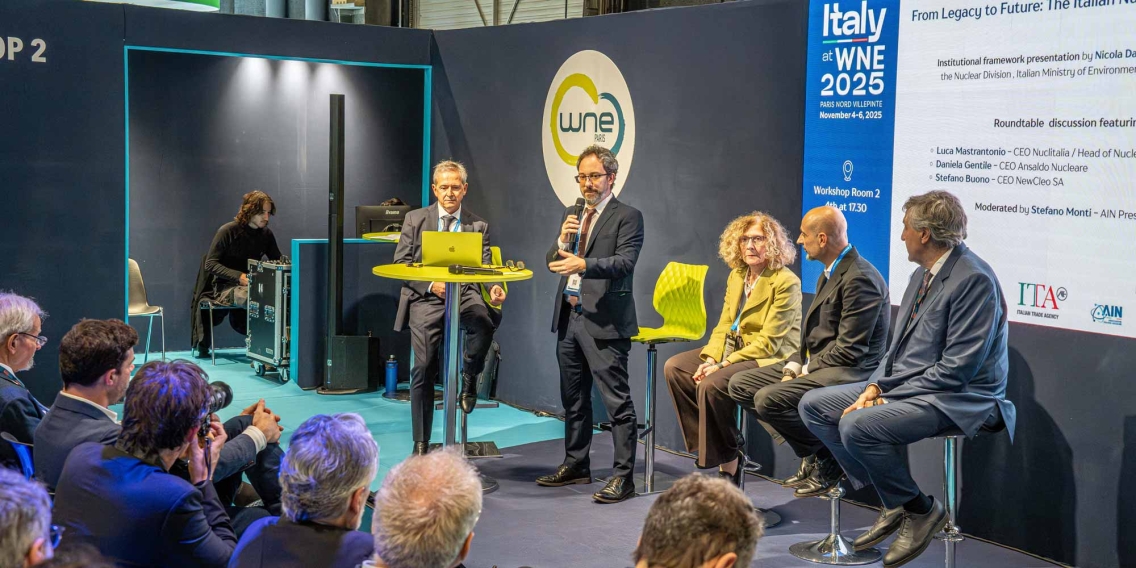 Podiumsgespräch der italienischen Nuklearindustrie