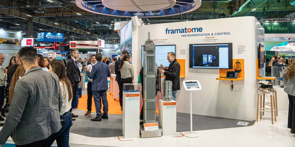 Messestand von Framatome mit EATF