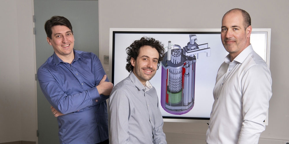 Les trois fondateur de Hexana