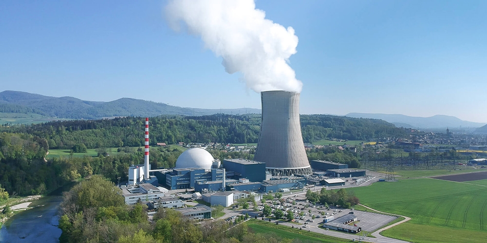 Ansicht des AKW Gösgen
