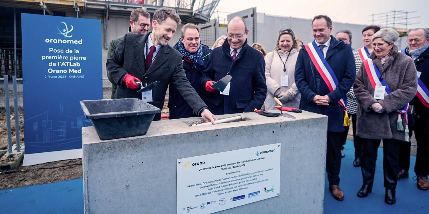 Grundsteinlegung für das neue Alpha Therapy Laboratory von Orano Med