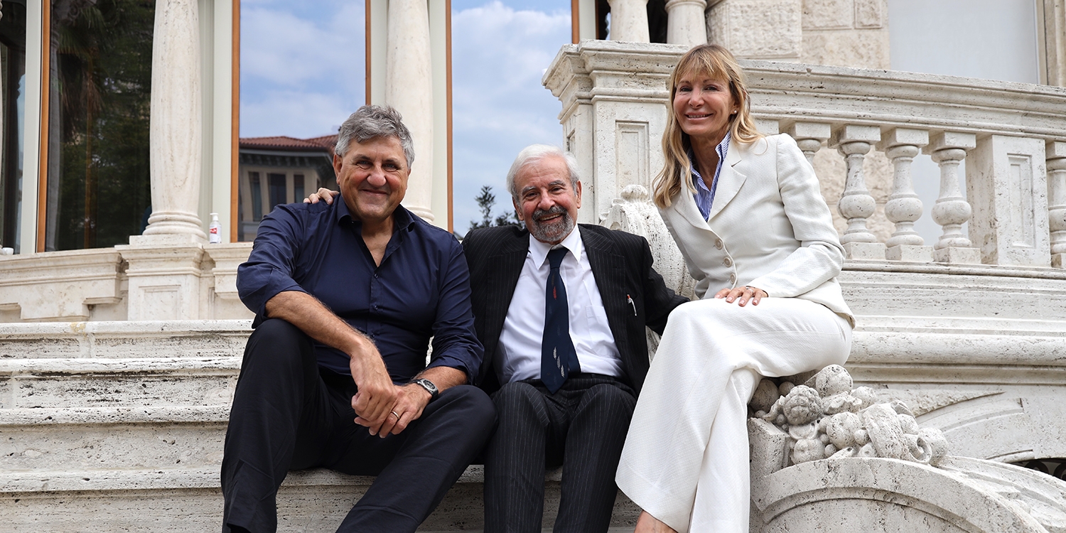 Die Firmengründer (v.l.n.r.): Stefano Buono, Luciano Cinotti und Elisabeth Rizzotti