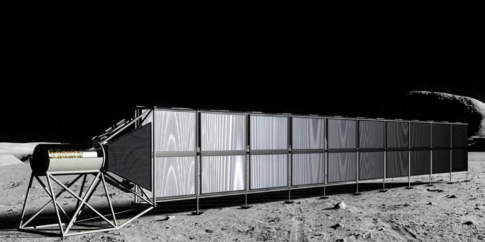 Un microréacteur à la surface de la lune
