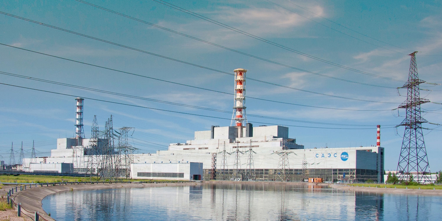 Das Kernkraftwerk Smolensk in Russland