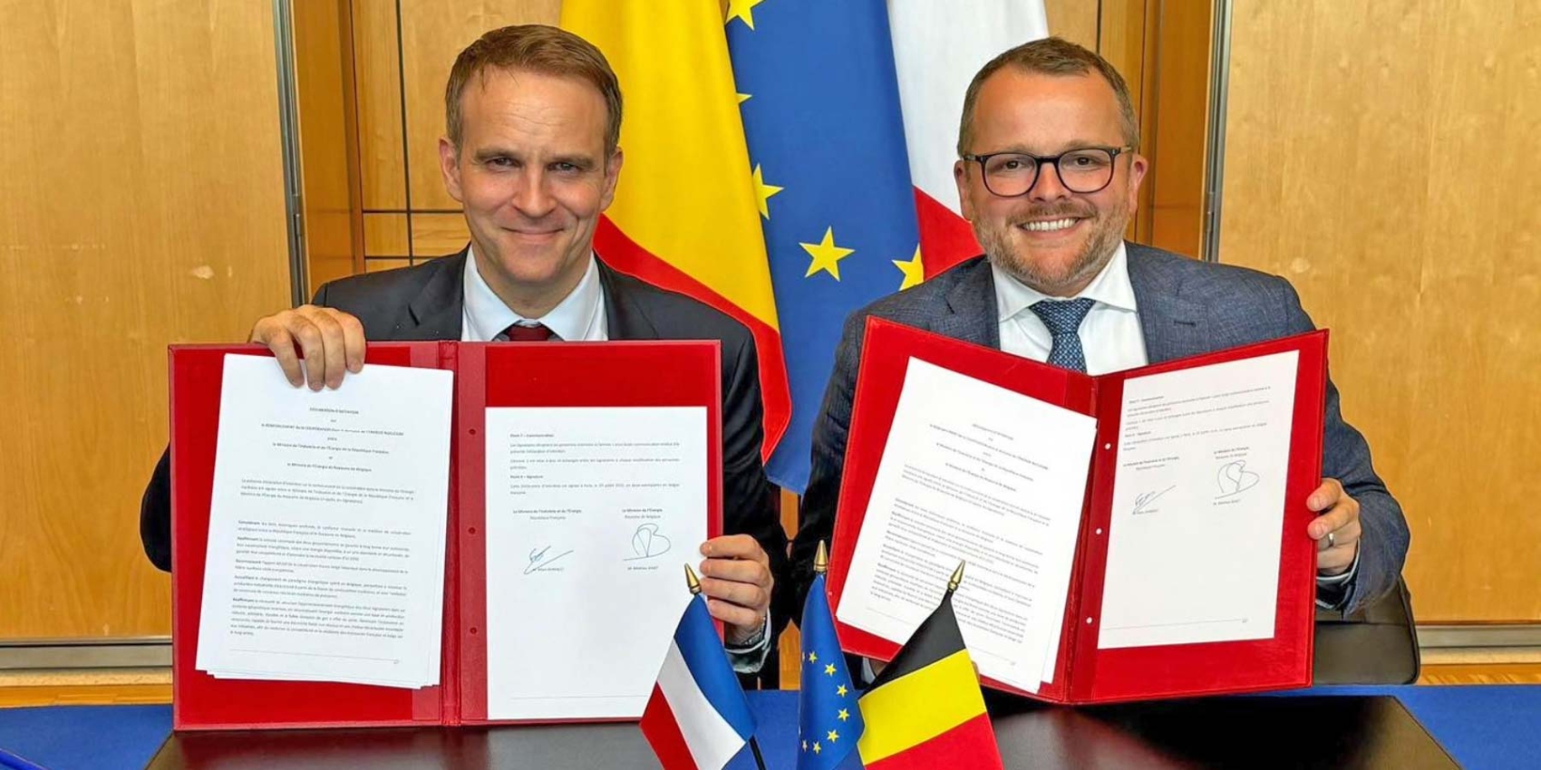 Unterzeichnung der Absichtserklärung