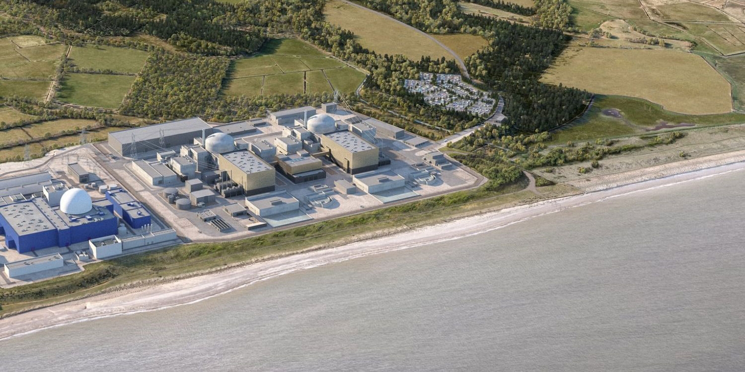 Das geplante Kernkraftwerk Sizewell C in Grossbritannien