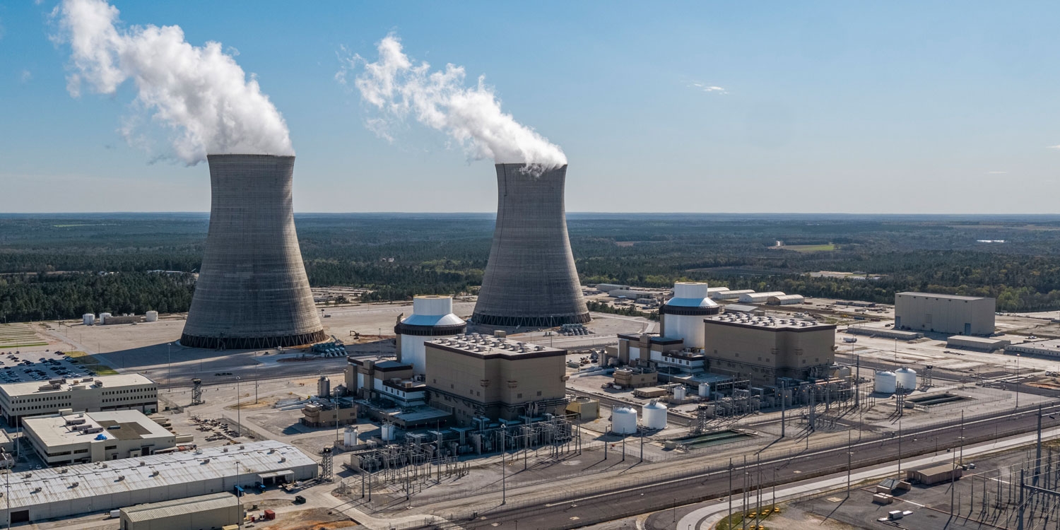 Ansicht von Vogtle-3 und -4