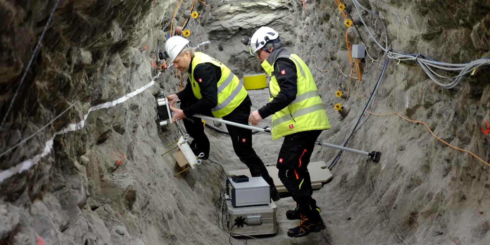 Experimente untertage im Felslabor Mont Terri