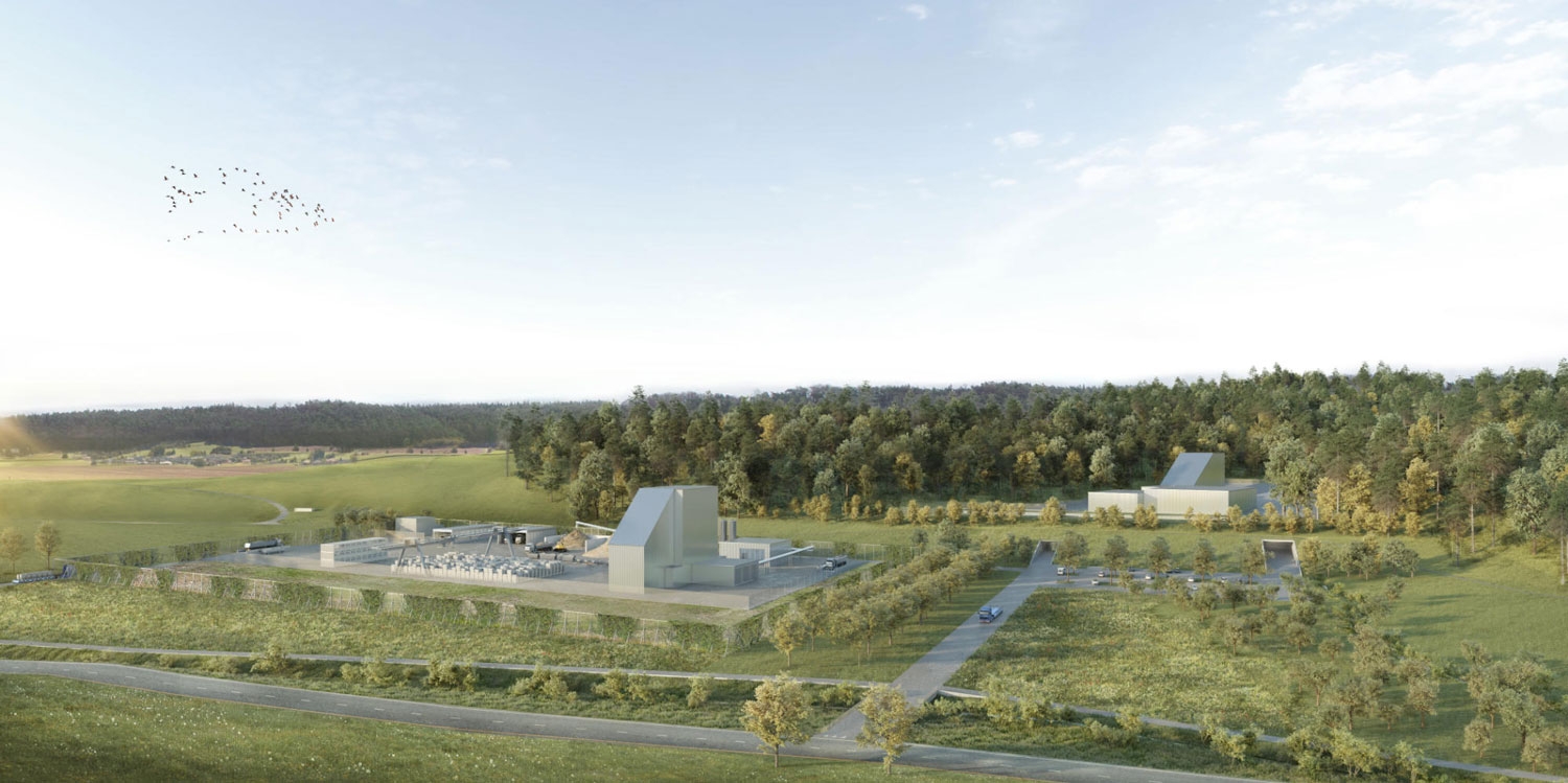 Visualisierung der Oberflächeninfrastruktur in der Gemeinde Stadel