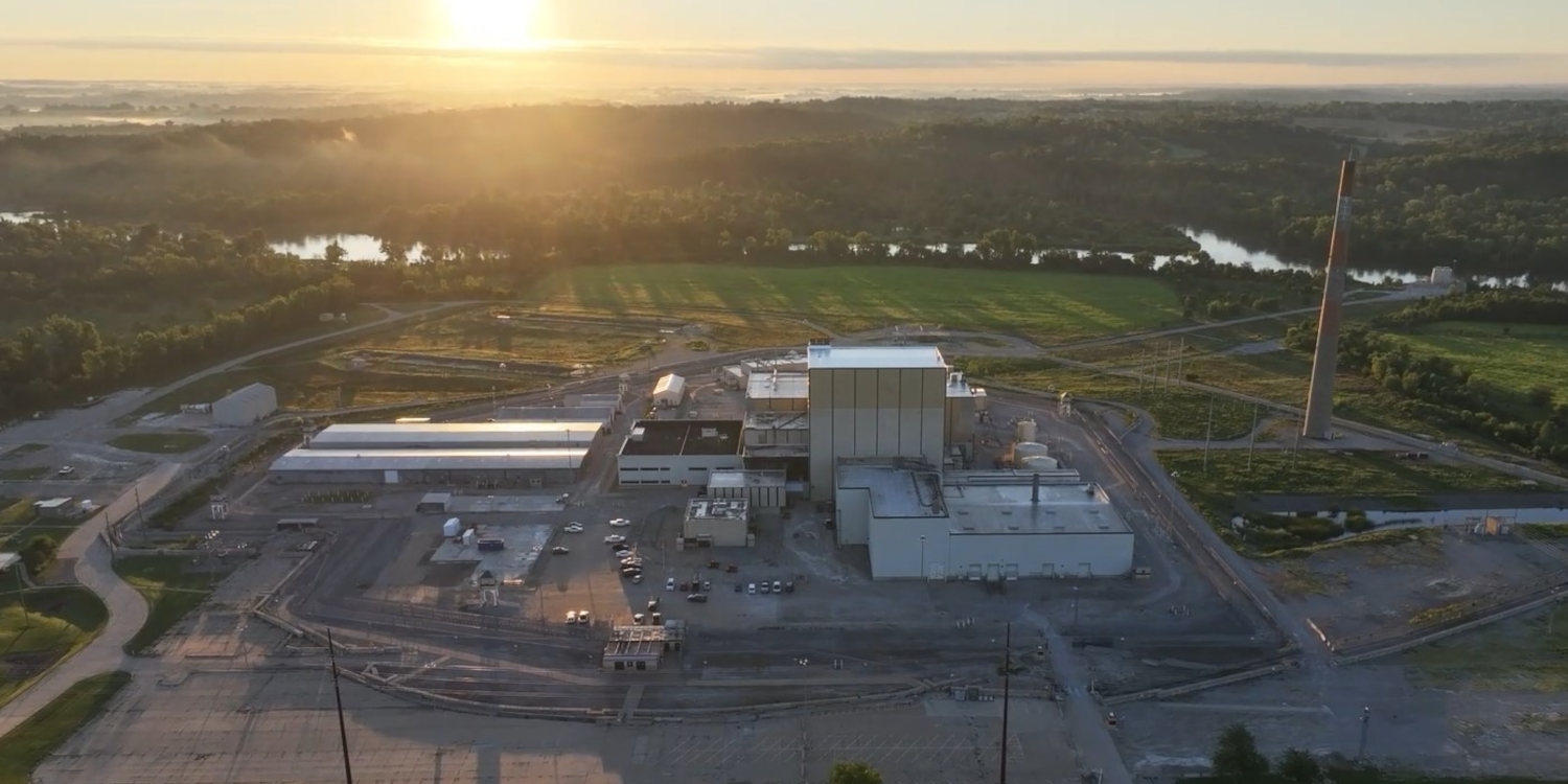 La centrale nucléaire, actuellement désaffectée,  Duane Arnold Energy Center