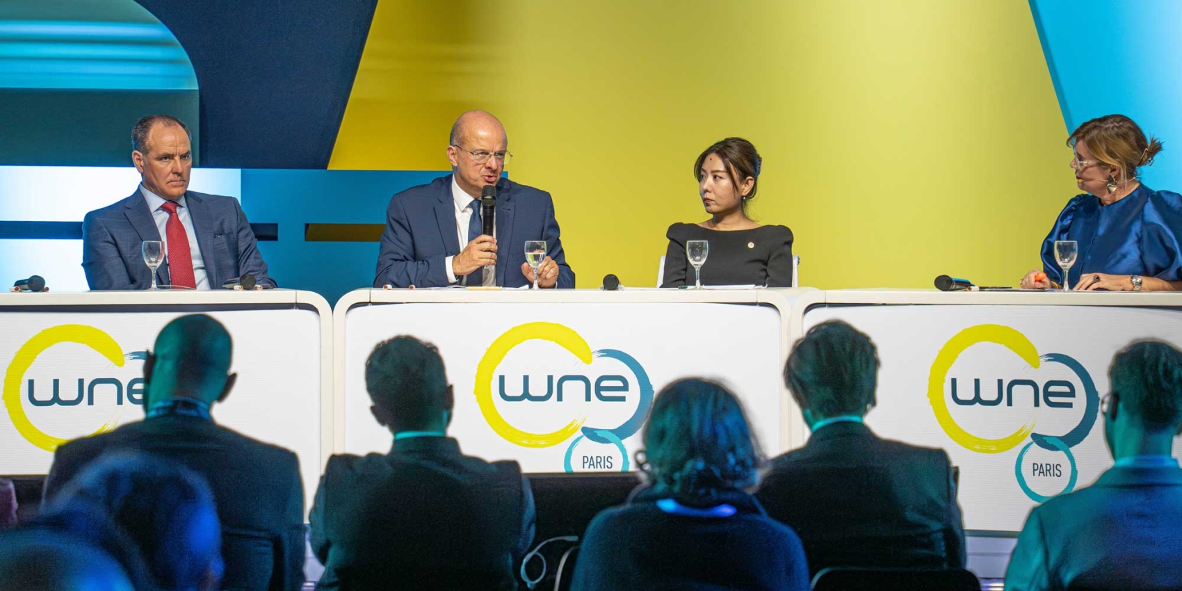 Podium mit Christophe Grudler