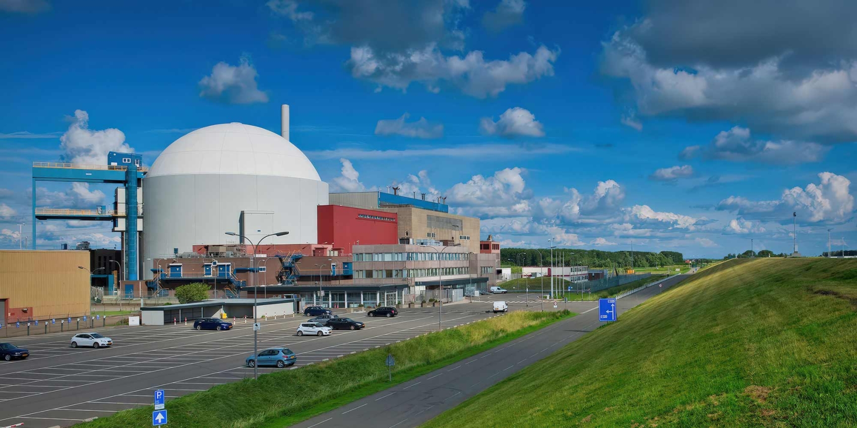 Ansicht der Kernkraftwerks Borssele