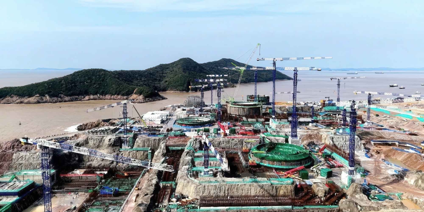 Baustelle in Jinqimen